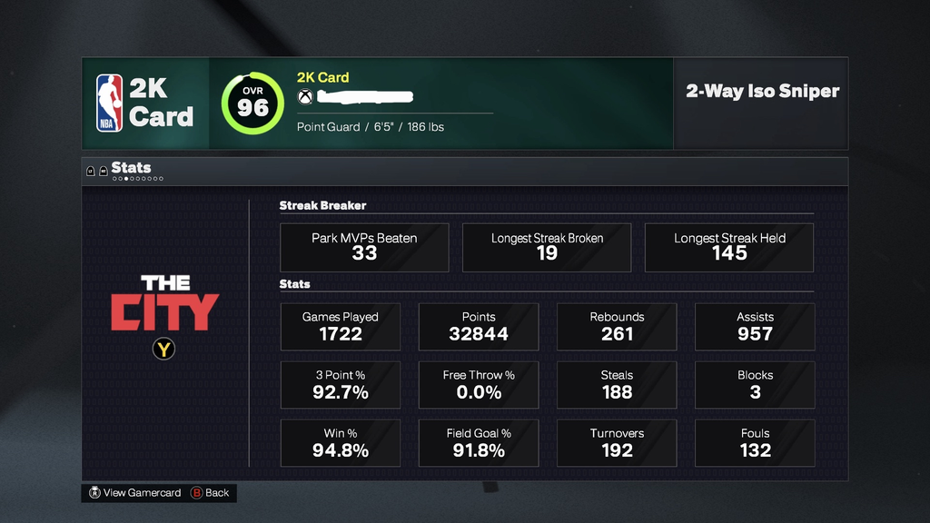 Xbox│Vet 2 Top 5 Summit. Account #5